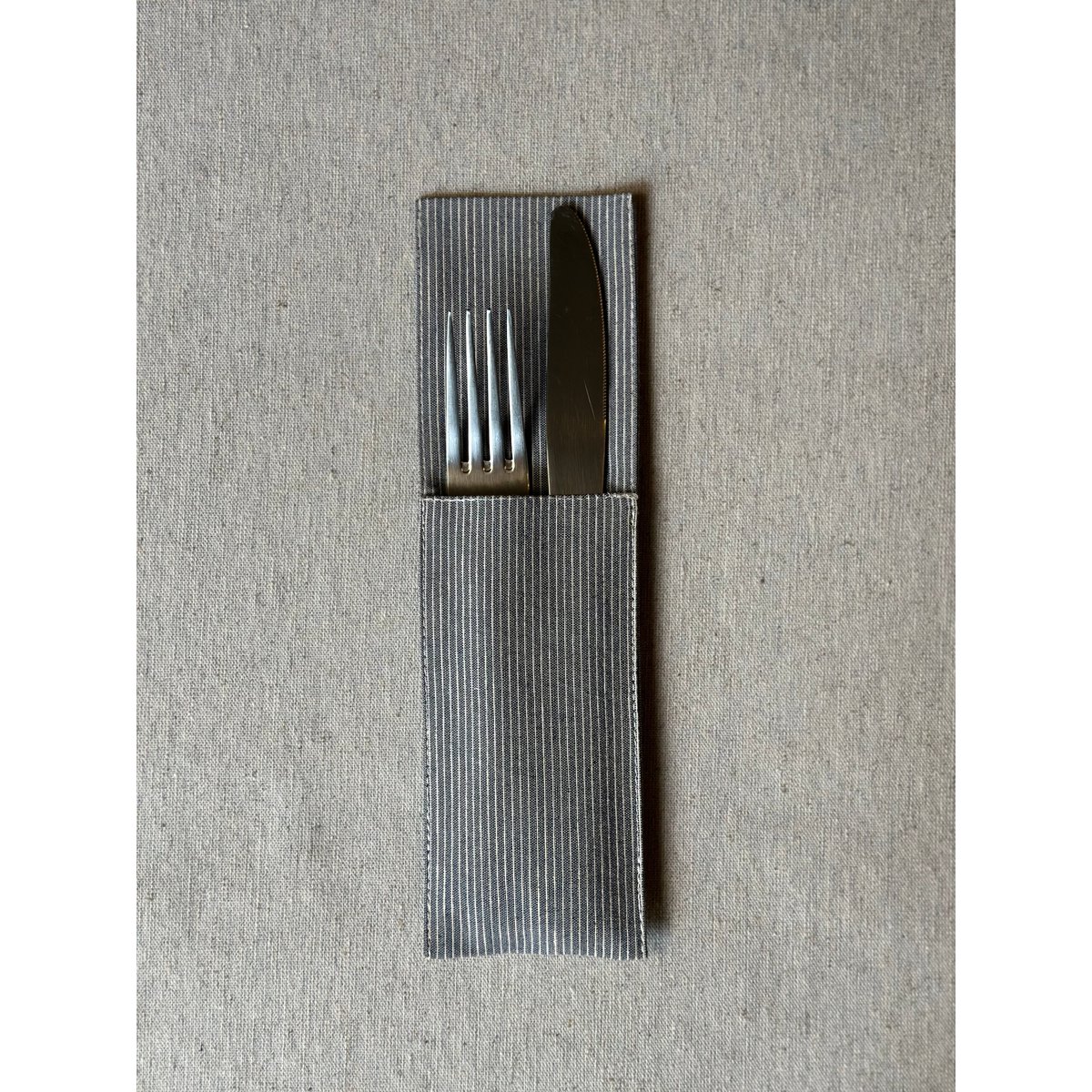 Besteckhalter, recycelte Baumwolle, bedruckt | Nord 2
