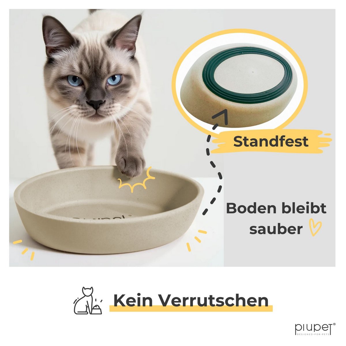 2er Katzennapf-Set "MIMI"