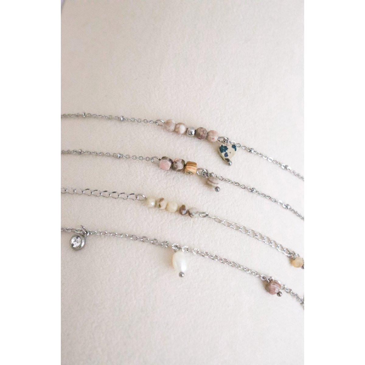 Protection Gemstone Bracelet - Silver