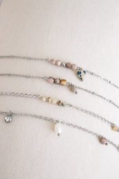 Protection Gemstone Bracelet - Silver