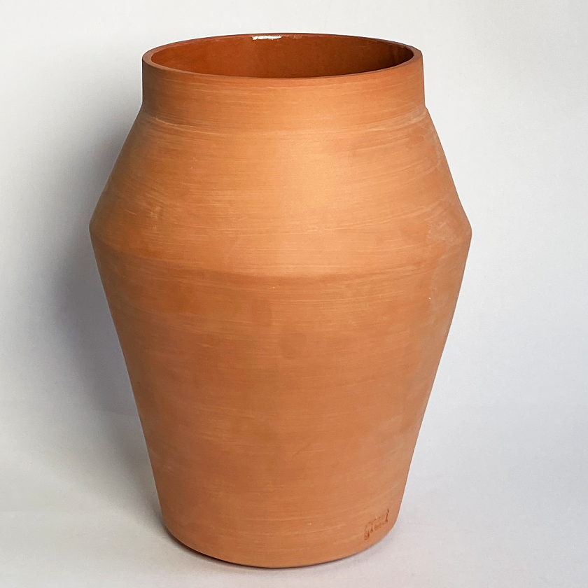 Makua Vase nøgen | Keramik | Plantepotte | Wabi Sabi | Ler | Håndlavet | Hollandsk design