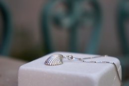 Sølv skalhalskæde, forgyldte sterlingsølvsmykker, gave til hende, fødselsdagsgave til kvinder, håndlavede smykker, Boho Fashion