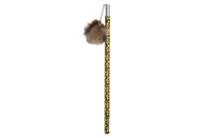 LAPIZ MADERA 4,5X1,5X18 POMPON MARRON LP173282