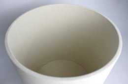 Rund affald af syntetisk lædercreme Ray Optics Coated 22XH28 cm