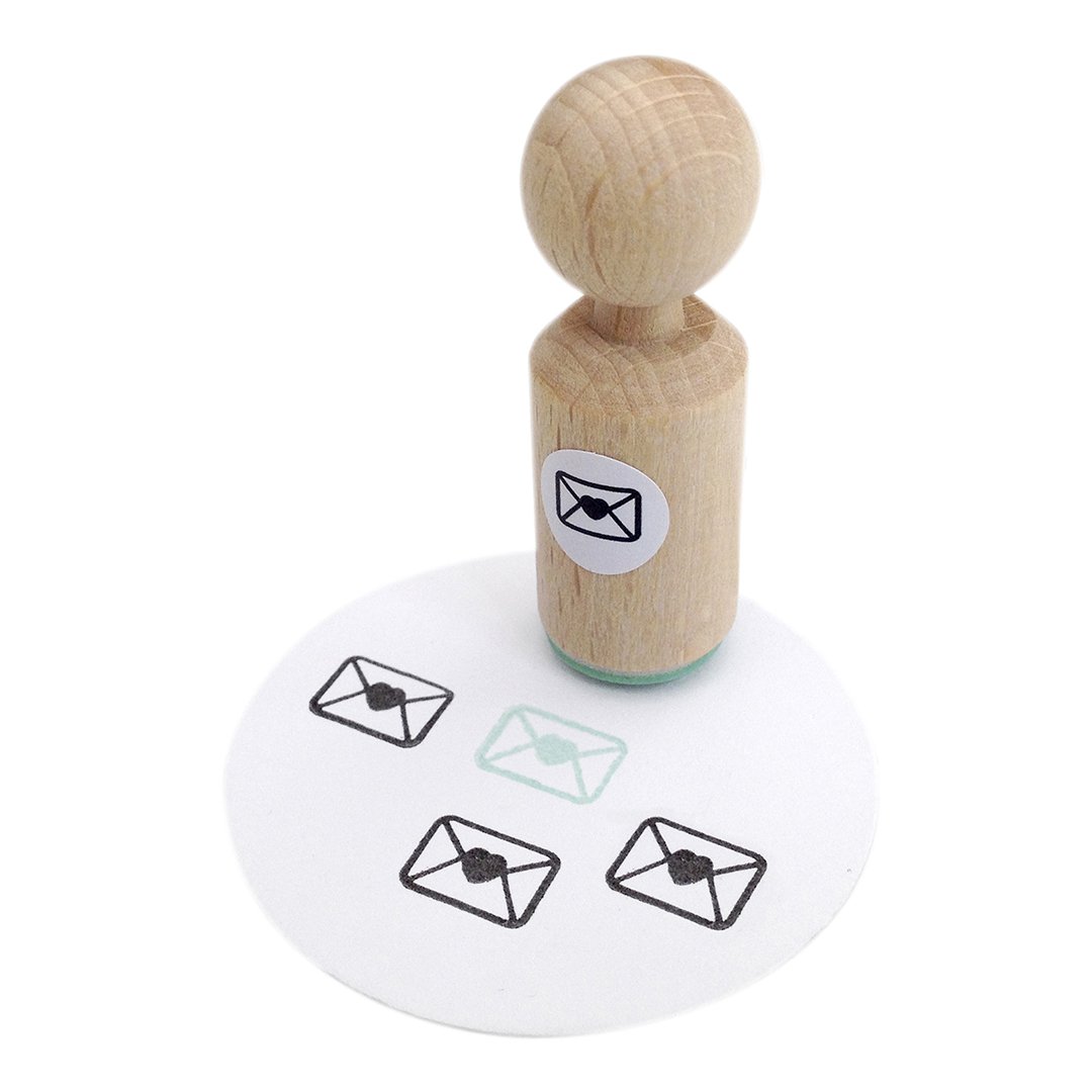 Envelop met Heart Design stempel