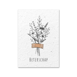 Seed paper greeting card - Get well soon