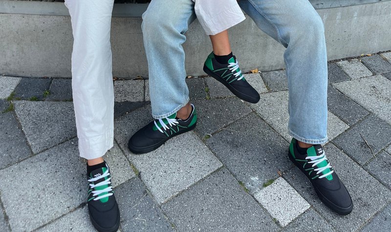 Zapatos unisex Phoenix verde/negro