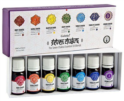 Goloka 7 Chakra Giftpack Essential Oil 10 ml