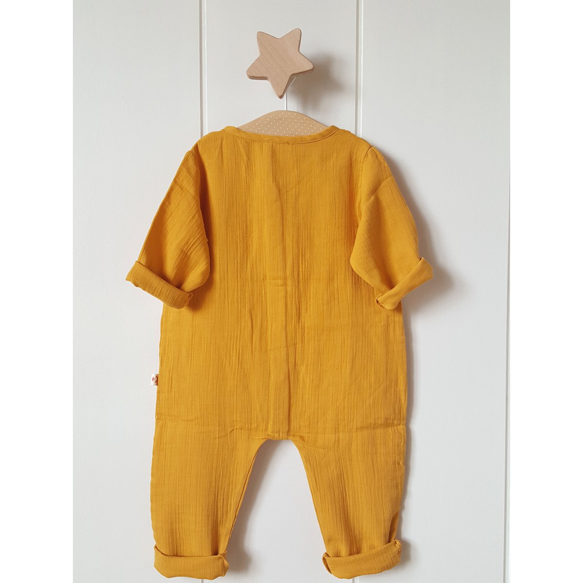 Pelele muselina unisex / 100% Algodón orgánico doble gasa