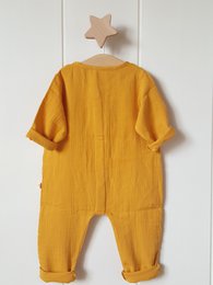 Unisex-Strampler aus Musselin / 100 % Bio-Doppelgaze-Baumwolle