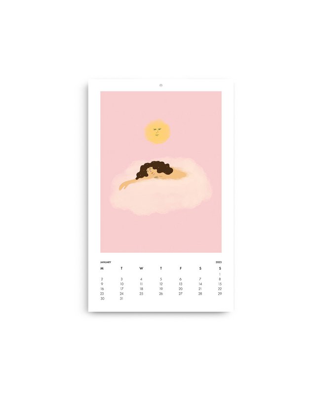 2023 Illustreret kalender af Alja Horvat - Månedskalender