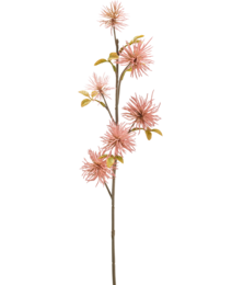 Kunstbloem Xanthium 53 cm oud roze