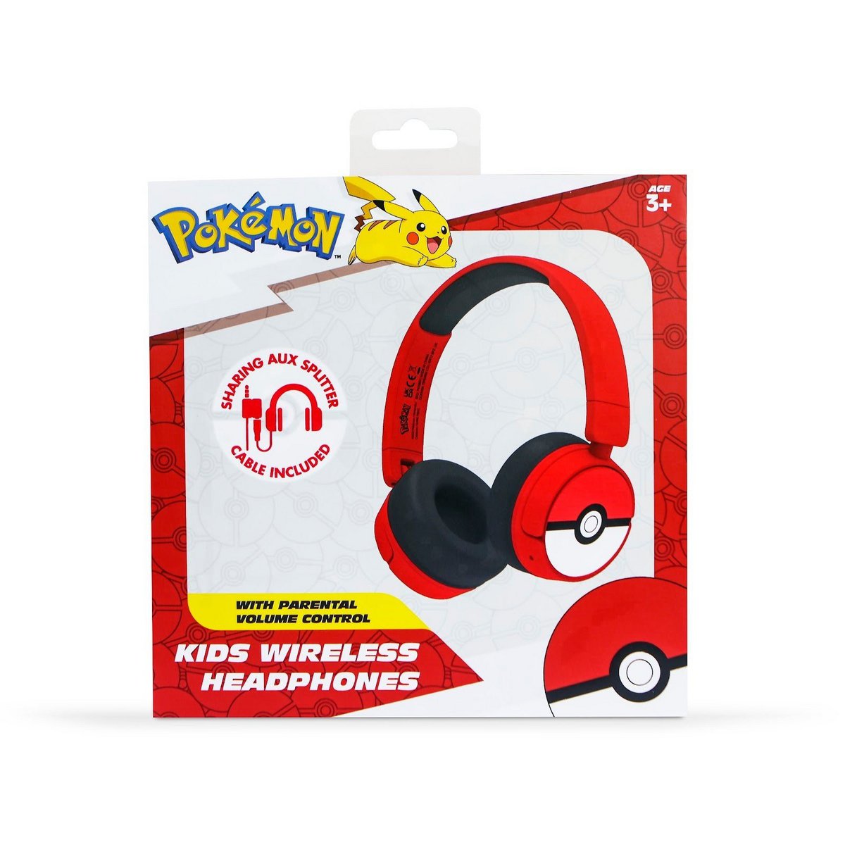 Pokémon - Pokeball logo - junior bluetooth koptelefoon
