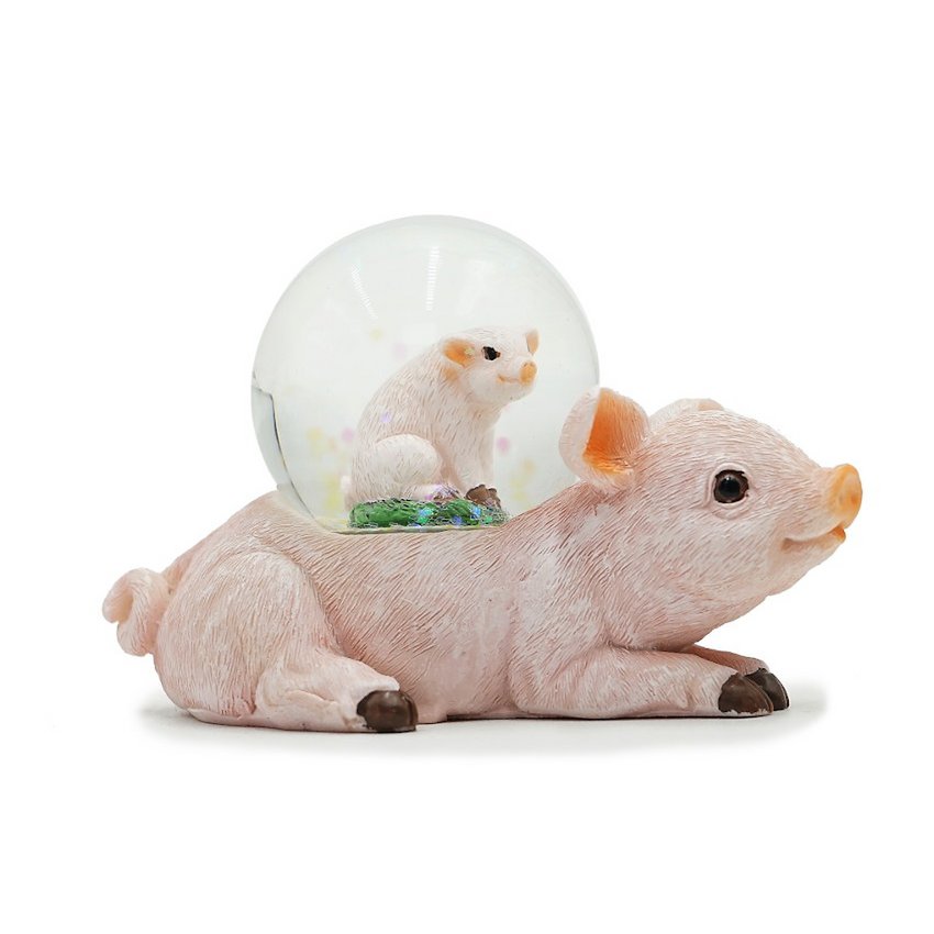 Poly Schwein m. Schwein Glitze