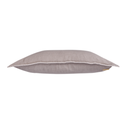 Pudebetræk med søm - Natur - 40cm x 60cm - Linned