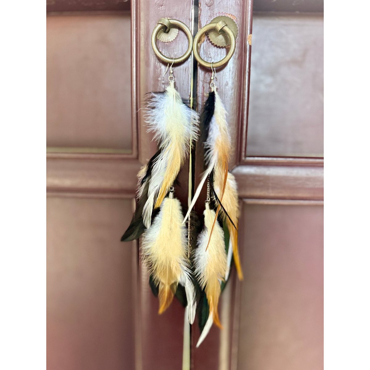 Soul sauvage - boucles d'oreilles boho avec de longues ressorts