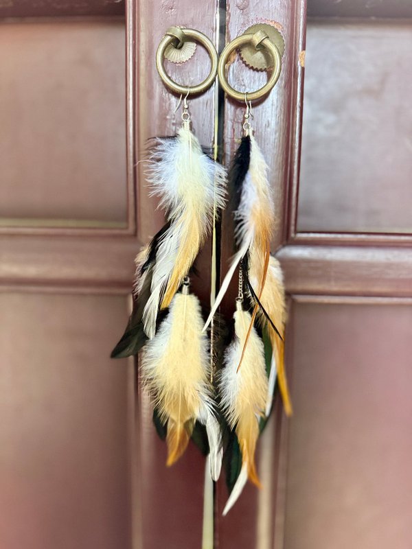 Wild soul - Boho earrings with long springs