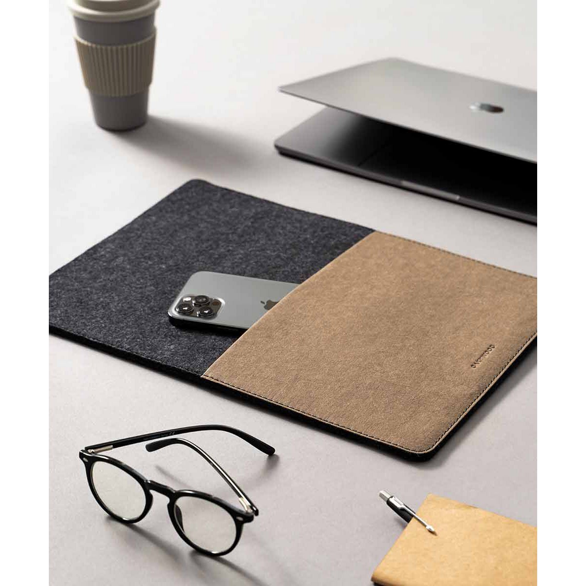 MacBook-Hülle aus Filz und Washpapa
