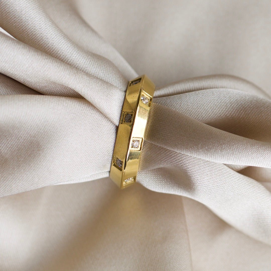 Cherethims - Concave Gold Ring