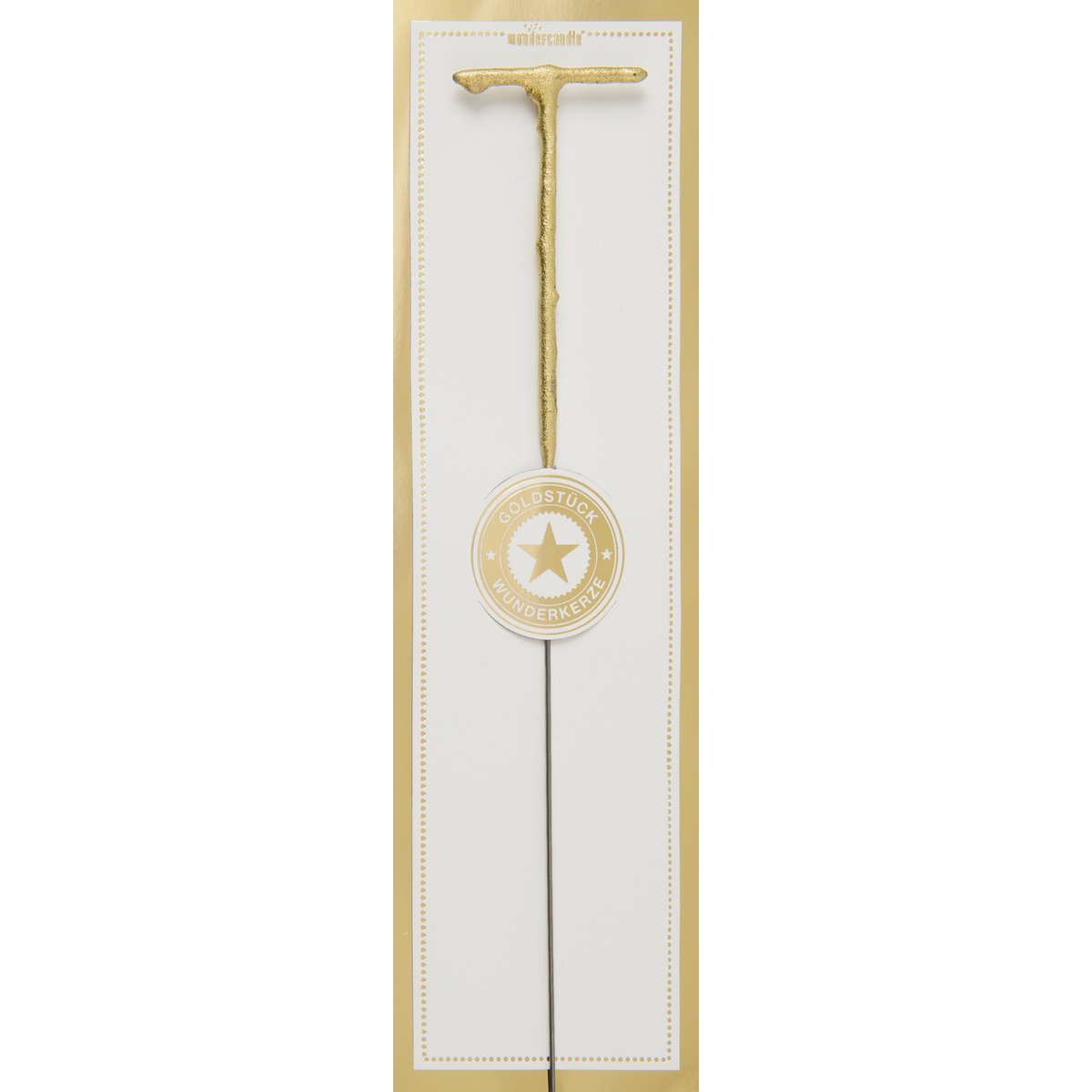 T gold Goldstück weiß Wondercandle® classic