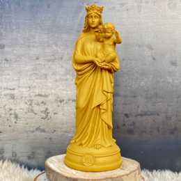 Statuetta di decorazione d'interni Notre-Dame de la Garde, ho visto la Vergine 30 cm - Colori senza tempo