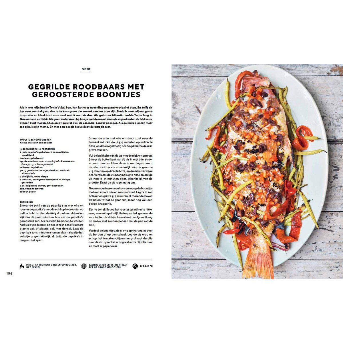 Bart van Olphen - Pescado a la barbacoa