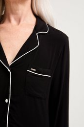 Bamboo Nightshirt in Black
