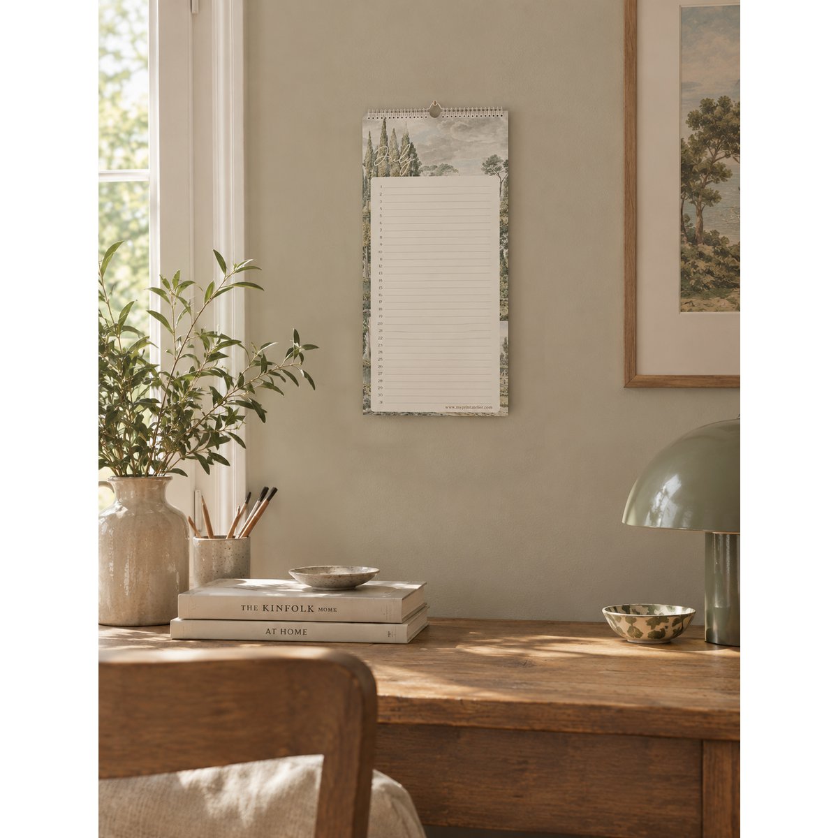 Birthday Calendar Signature Landscapes - Annet Weelink Design Landscapes - 14x29.7cm - Perpetual Calendar - Premium Paper