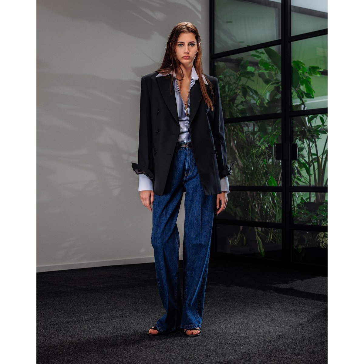 Dobbeltradet blazer