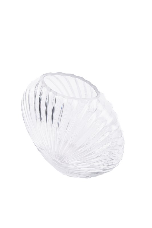 SHELL GLASS VASE