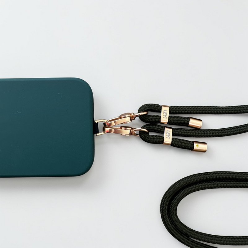 Telefoonketting - olijfgroen