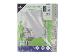 Tabblad ECO Kangaro A4 letters 180gr grijs karton 23r 20dlg FSC EB