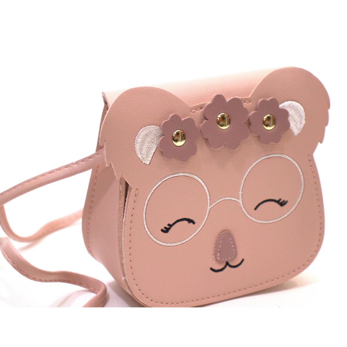 Children's shoulder bag - Yumi the little koala Pink