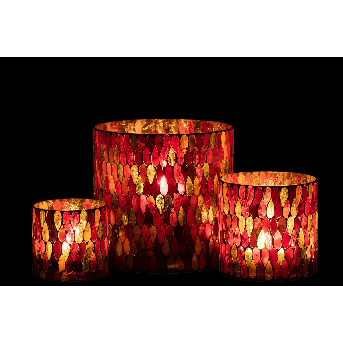 Bunte Wonderlight-Kerzen / Kerzenhalter