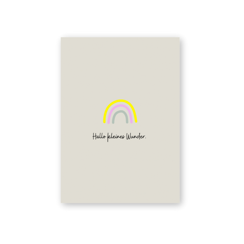 Postkaart - Hallo Little Miracle.