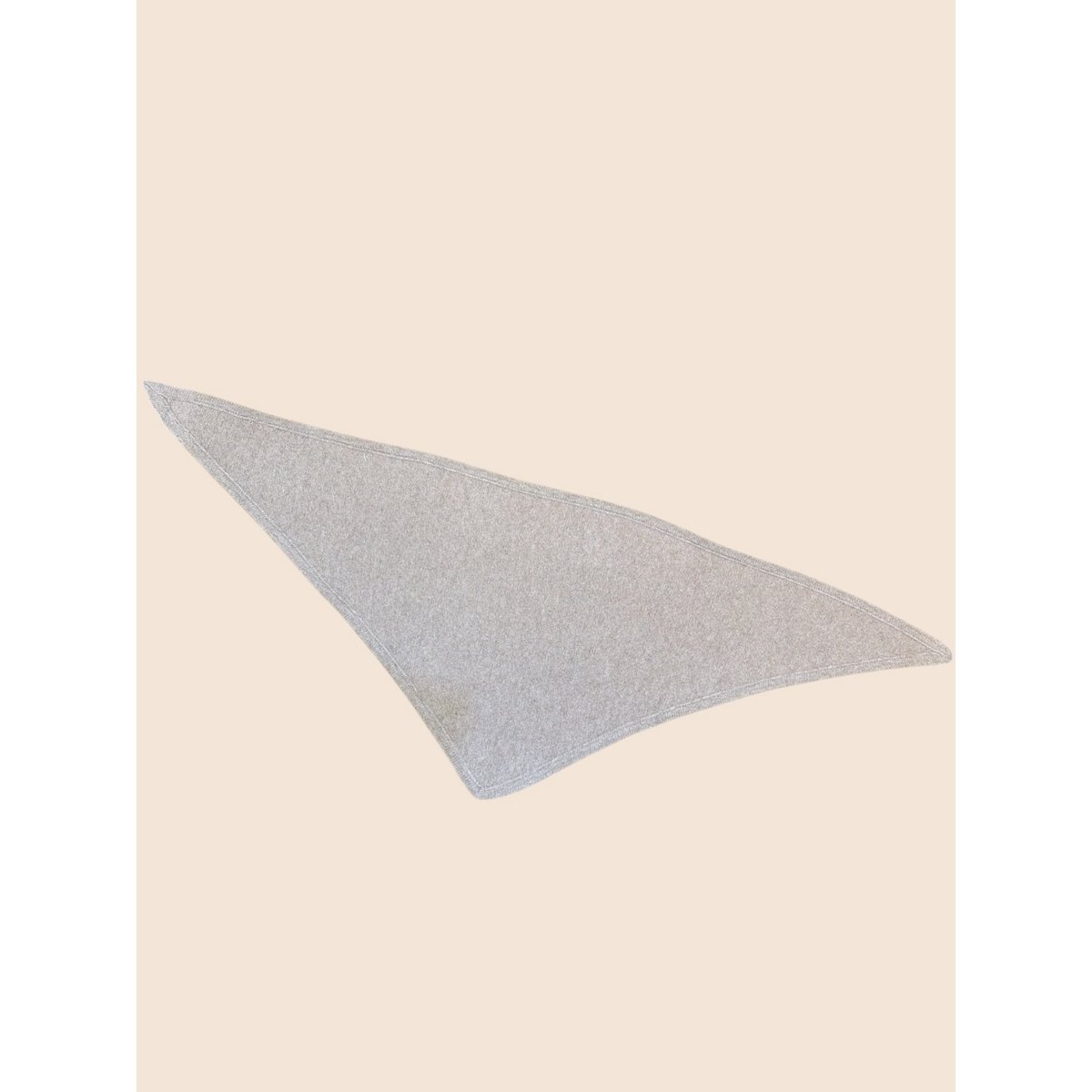 Foulard triangle uni 100% laine mérinos