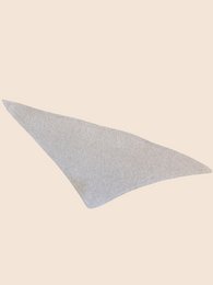 Foulard triangle uni 100% laine mérinos