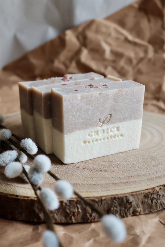 Naturseife mit Himalayasalz "Lavender & Lemon", vegan, palmölfrei