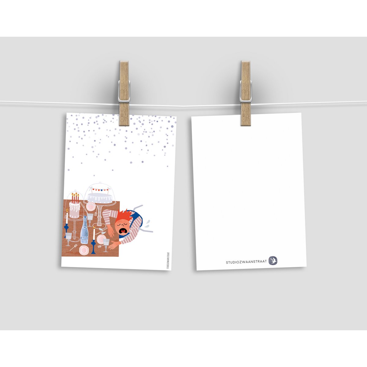 Postkarte "Es ist meine Party ..."