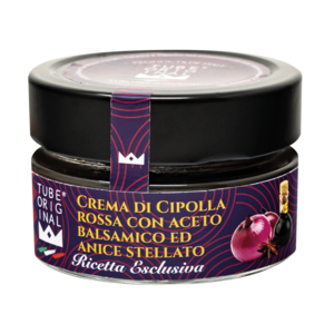 Red Onion Cream with Balsamic Vinegar & Star Anise – Campania · 100 g