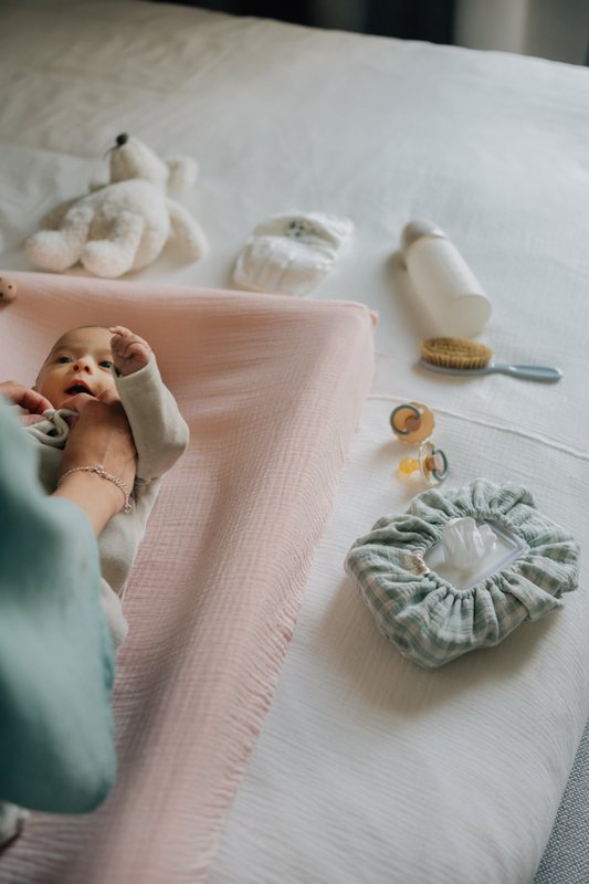 TISU Wickelauflagenbezug, Baby Pink