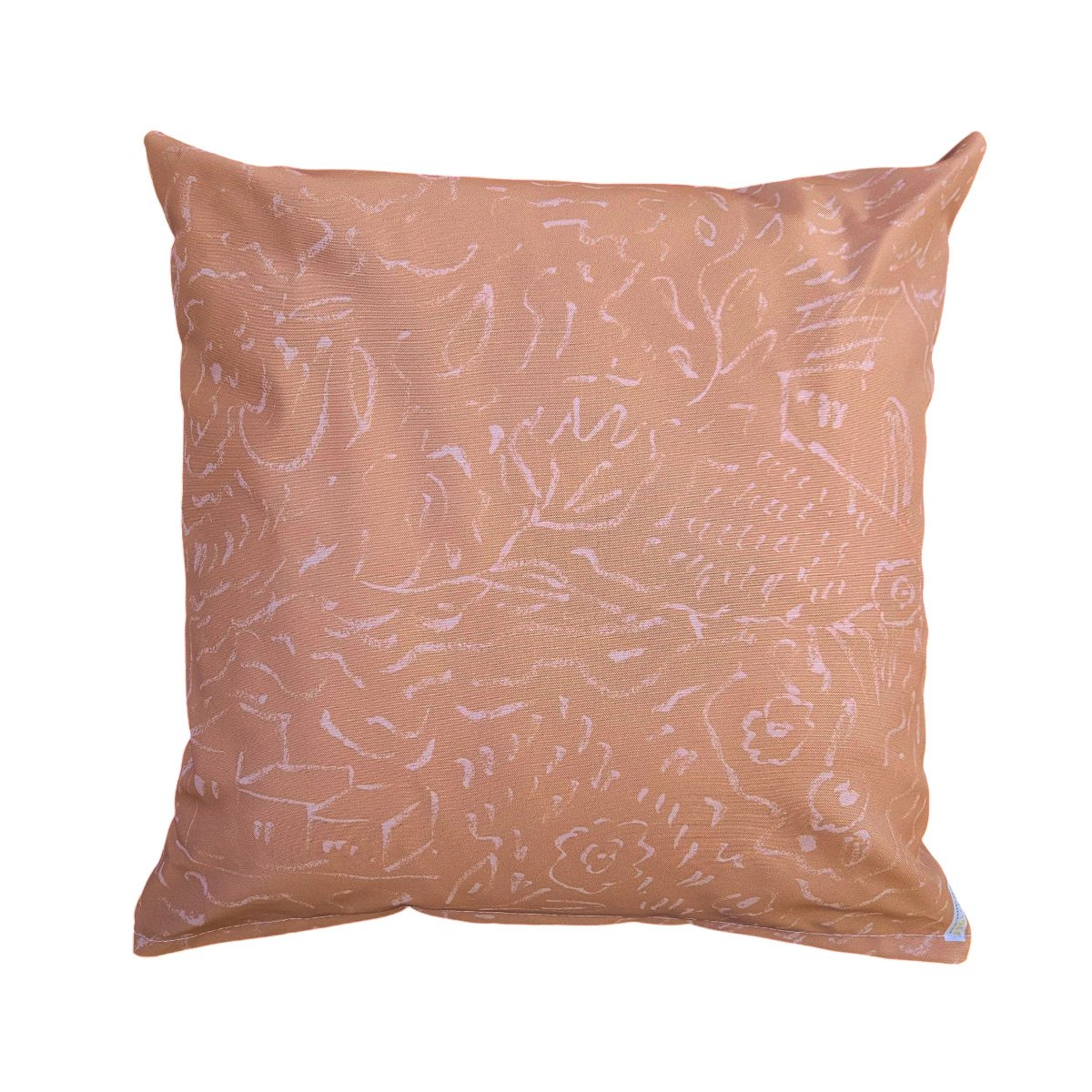 Cuscino esterno arancione romana | 50-50 cm