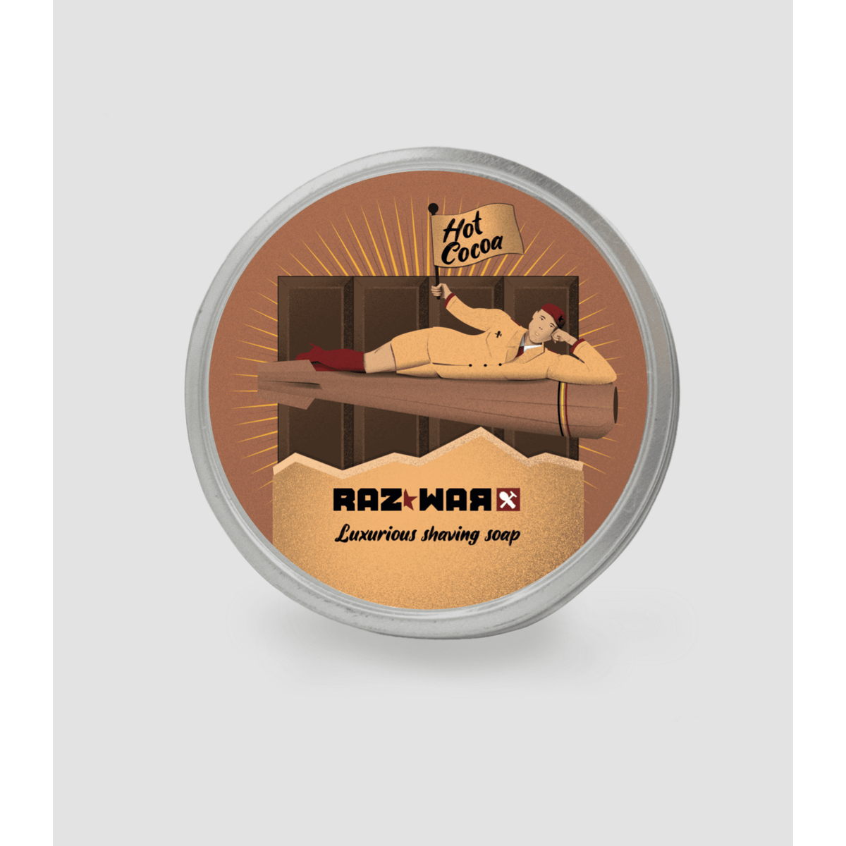 Organic Shaving Soap : Hot Cocoa