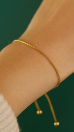 Orpheus - Dunne gouden armband