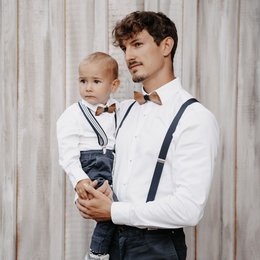Children's wooden bow tie Butterfly Jr.