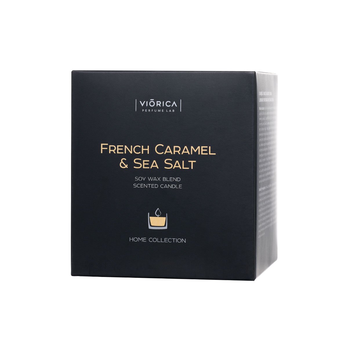 French Caramel & Sea Salt Sojawas Geurkaars 200 g