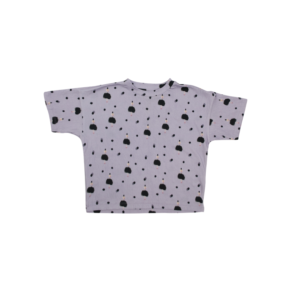 Loose fit t-shirt print stork