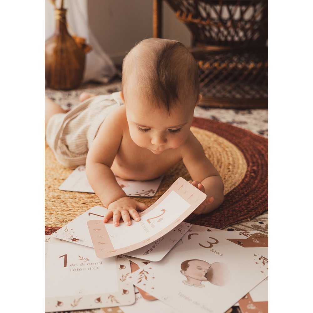Cartes étapes d'Allaitement