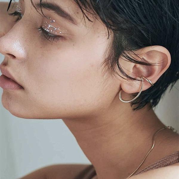Einzigartiger Ear Cuff aus der Silver Line – einteilig
