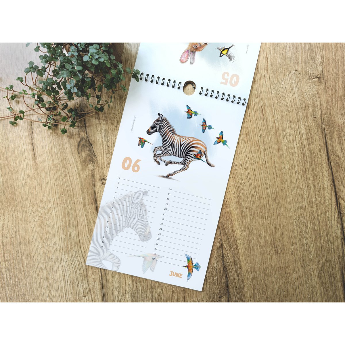 Dyrefødselsdagskalender, evighedskalender, miljøvenlig